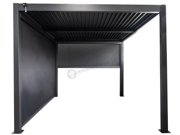 OUTLET - Roleta zacieniająca do pergoli Lufel ściana 3m - 277x236cm - Antracite