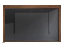 Boczna roleta zacieniająca na ścianę 4m pergoli ogrodowej Lufel - 377x236cm - Woodlook