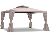 OUTLET - Kremowy pawilon ogrodowy na taras 3x3 aluminium Okapi