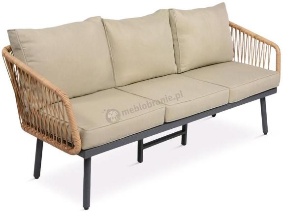 Beżowa trzyosobowa sofa nataras 182 cm Postigo