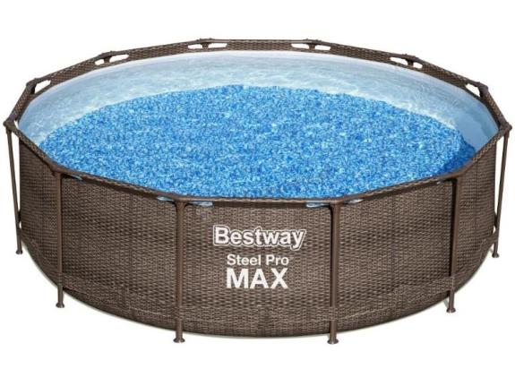 Zestaw Basen okrągły BESTWAY 366x366x100cm Steel Pro MAX 56709