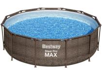 Zestaw Basen okrągły BESTWAY 366x366x100cm Steel Pro MAX 56709