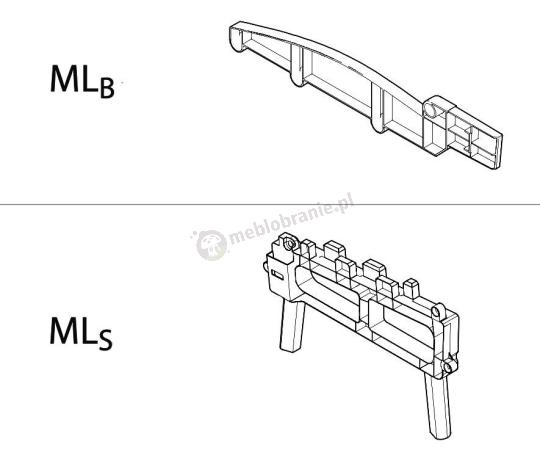 Salemo część zamienna symbol MLS + MLB grafit