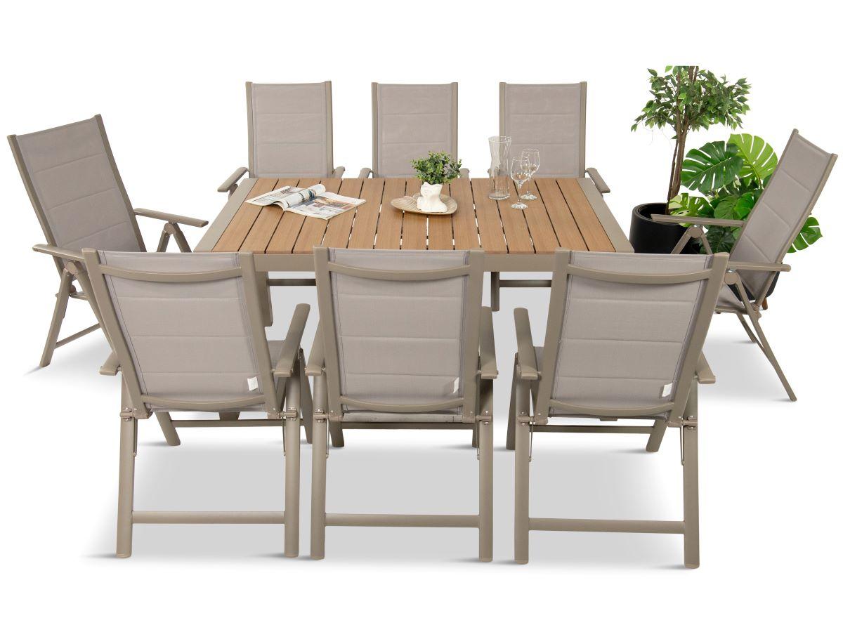 Tanami 160-210cm + scaune Daven