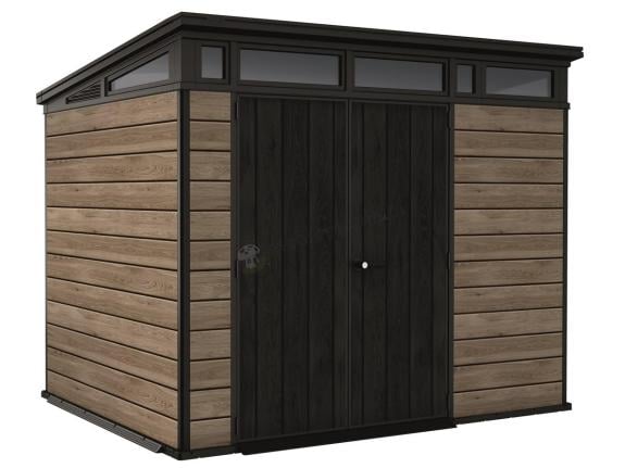 OUTLET - Schowek narzędziowy Keter Signature Pent 9x7 Ashwood (6 m2)