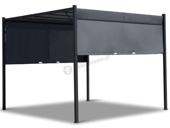 Nowoczesna pergola na taras Horn 3x4 - Grafit
