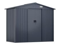 Wytrzymały domek narzędziowy metalowy Hartt 240x120x200cm - Antracyt A16