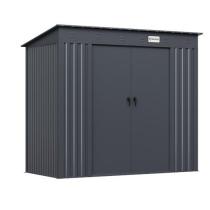 Szopa ogrodowa z grubszej blachy Nittel 240x120x200cm - Antracite A16