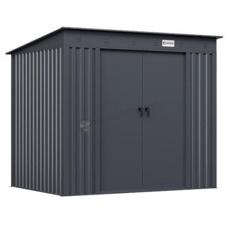 Metalowa szopa narzędziowa Nittel 240x180x200cm - Antracite A16