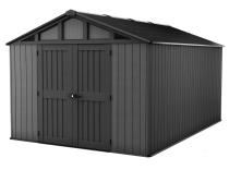 Duży domek ogrodowy Keter Stronghold 10x15 Grey (13,8m2)