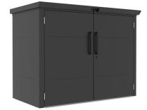 Zabudowa do koszy na śmieci Tossen 159x89x118 - Szary