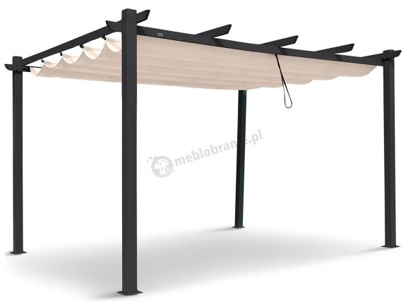 Aluminiowa pergola ogrodowa 4x4 Kirn Beż