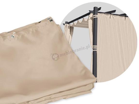 Zestaw zasłon do pergoli Kirn 3x4 - Cream