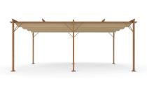 Duża pergola ogrodowa 3x5,5 Niro Woodlook - Cream Wood