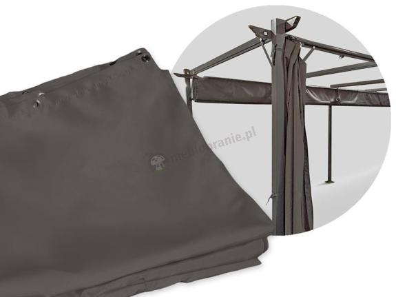 Zasłony boczne do pergoli Niro 3x6 - Grey Grey