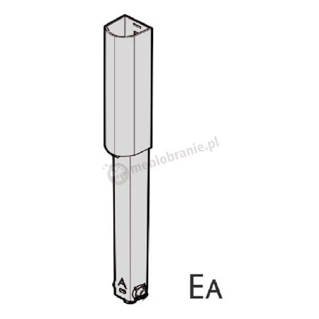 Stół Lyon część zamienna - przedłużenie nogi symbol EA brąz