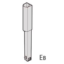 Stół Lyon część zamienna - przedłużenie nogi symbol EB brąz