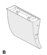 Corfu oparcie część zamienna symbol B cappuccino