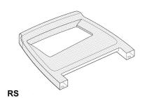 Corfu podłokietnik część zamienna symbol RS brąz