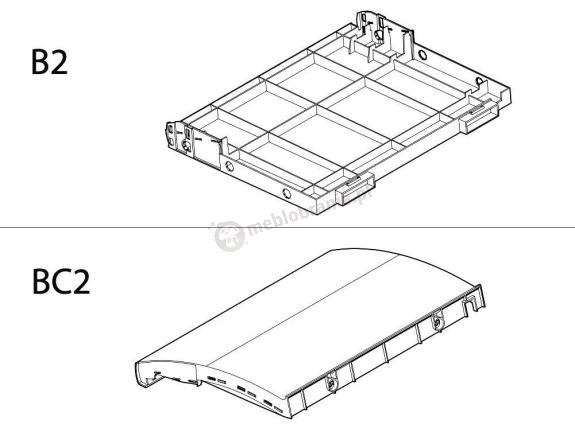 Salemo część zamienna symbol B2 + BC2 brąz