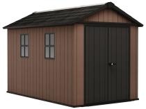 Brązowy domek na narzędzia Keter Newton Plus 7511 (8m2)