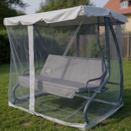 Huśtawka ogrodowa Solla Max z moskitierą - Grey