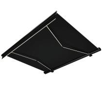 Markiza na taras z LED Teo z automatycznym otwieraniem 395x300 - aluminium + czujnik