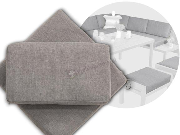 Zapasowy komplet poduszek do zestawu Calamba Corner XL - 8x siedzisko 7x oparcie - Grey