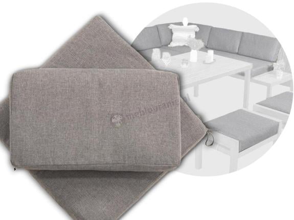 Komplet poduszek do zestawu Calamba Corner XL +2 fotele - 10x siedzisko 9x oparcie - Grey