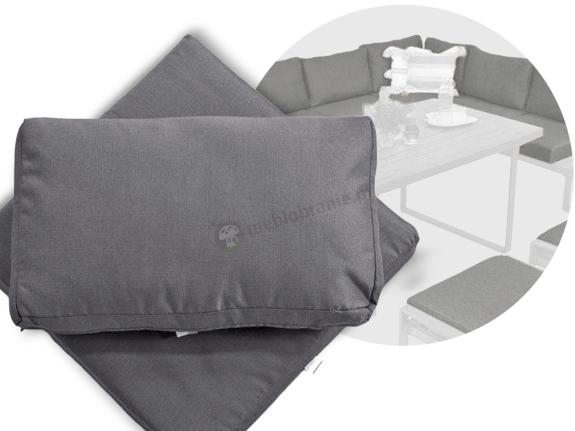 Komplet poduszek do zestawu Panaon Corner XL + fotel - 9x siedzisko 7x oparcie - Grey