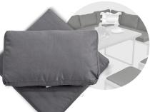 Komplet poduszek do zestawu mebli Panaon Corner XL + 2 fotele - 10x siedzisko 9x oparcie Grey