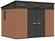 Nowoczesna szopa ogrodowa Miravel 305 x 210 cm Brown (6,4m2)