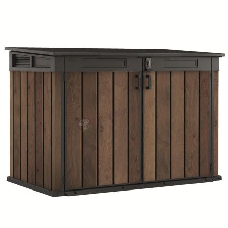Duża szafa ogrodowa Keter Signature 2020L Walnut