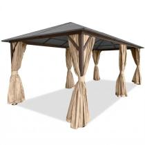 OUTLET - Pawilon do ogrodu z poliwęglanowym dachem 3x6 Havero imitacja drewna - Woodlook 2.0