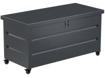 Skrzynia z siłownikiem metalowa na kółkach Horten 130x60 cm - Antracite