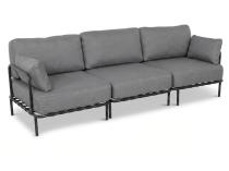 Trzyosobowa sofa ogrodowa modułowa Salve Pewter - 3 elementy