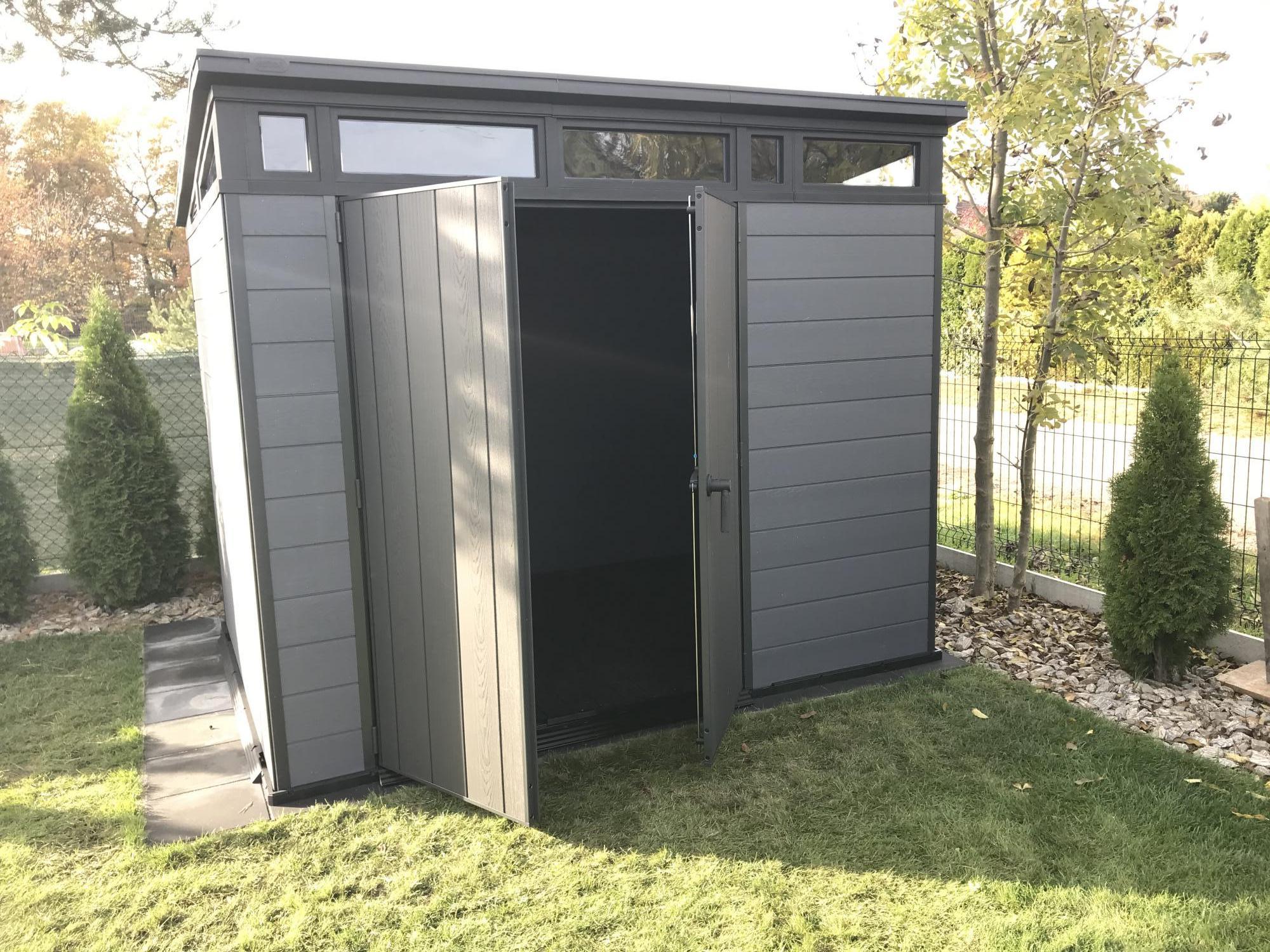 Keter Cortina 9x7 domek ogrodowy narzędziowy 279x216cm 6m2