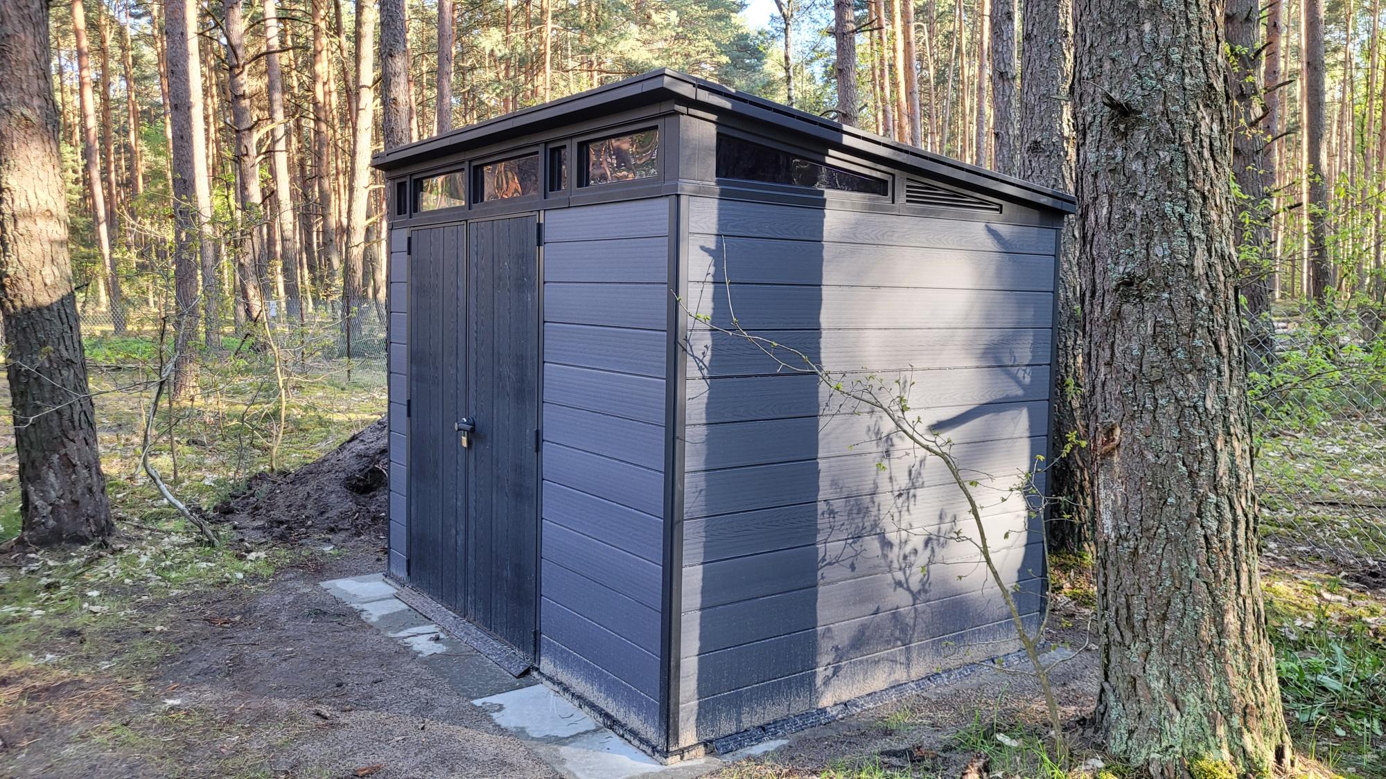 Keter Cortina 9x7 domek ogrodowy narzędziowy 279x216cm 6m2