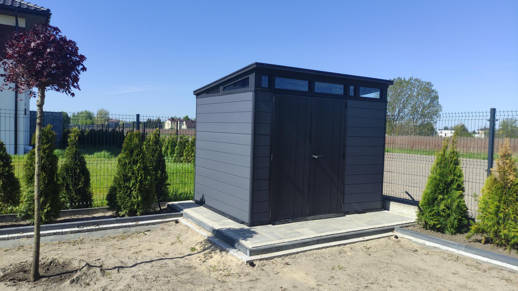 Keter Cortina 9x7 domek ogrodowy narzędziowy 279x216cm 6m2