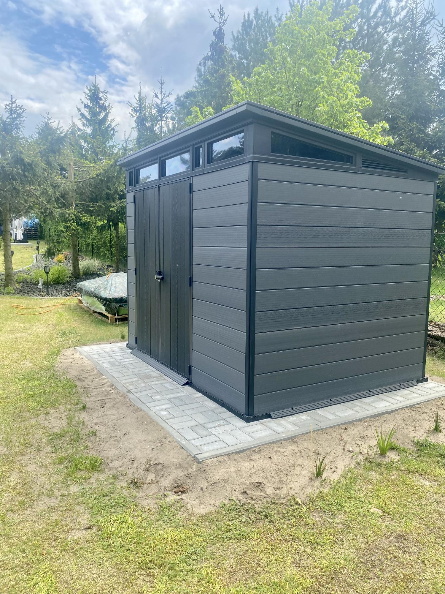 Keter Cortina 9x7 domek ogrodowy narzędziowy 279x216cm 6m2