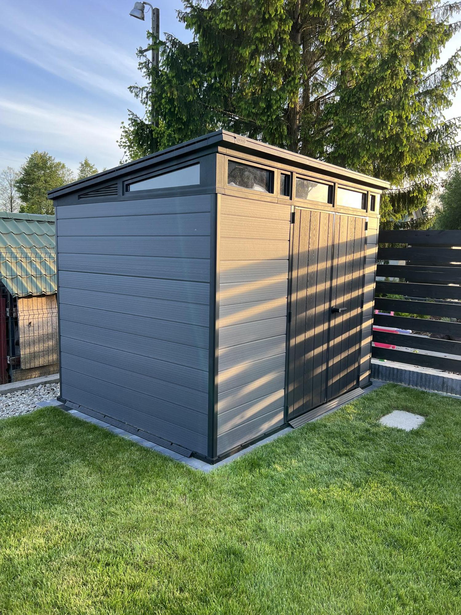 Keter Cortina 9x7 domek ogrodowy narzędziowy 279x216cm 6m2