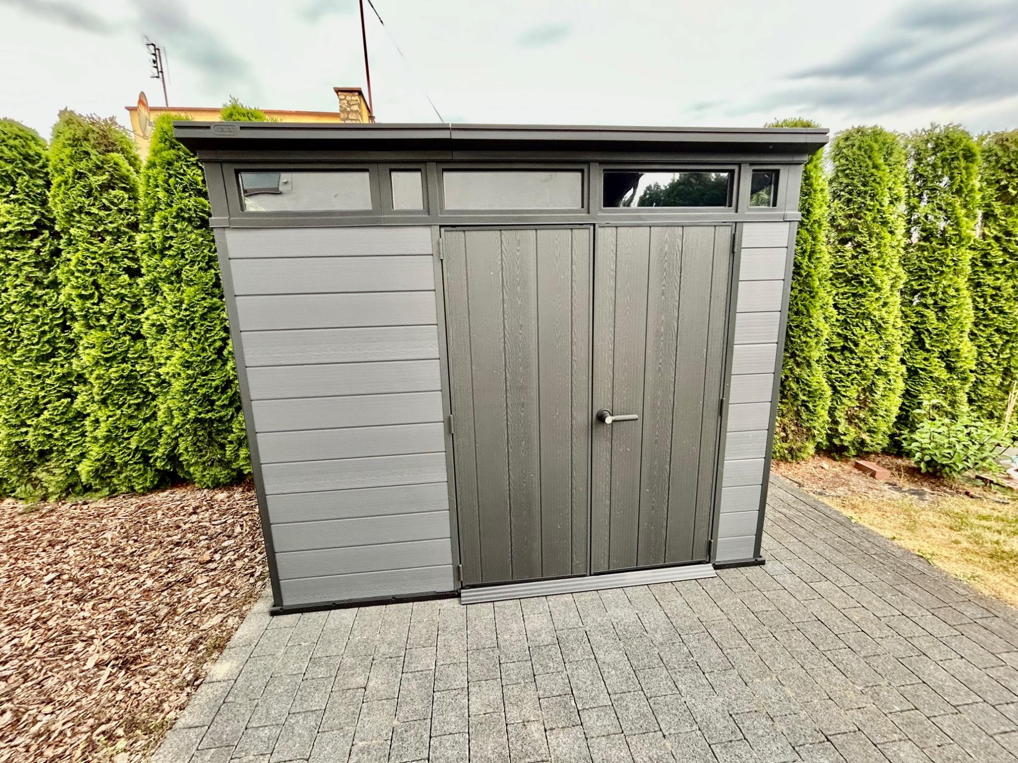Keter Cortina 9x7 domek ogrodowy narzędziowy 279x216cm 6m2