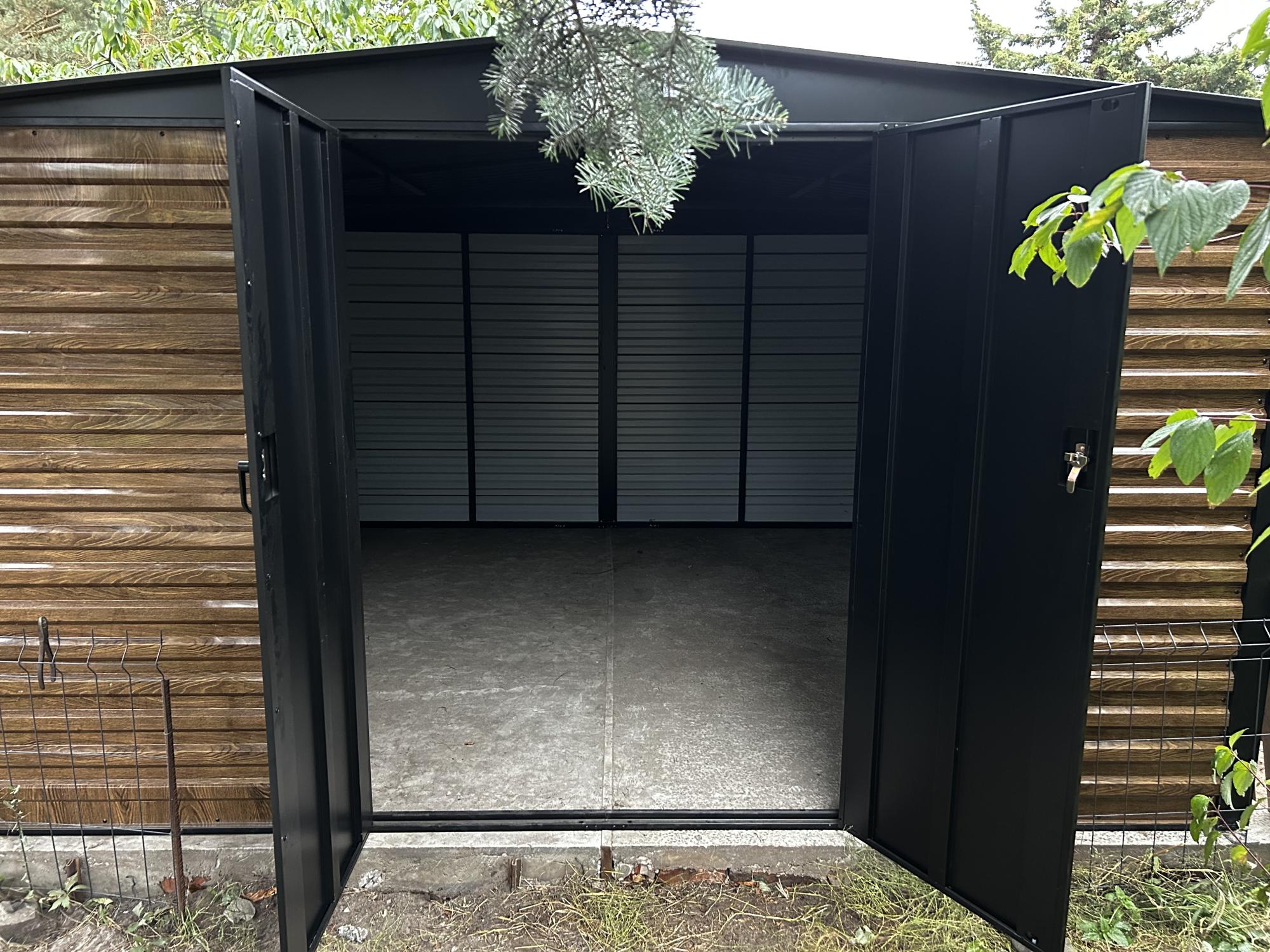 grandPa！　ROBUST RSC-53ML Szopa ogrodowa Zielona Metalowa 260x205x180cm | DeubaXXL